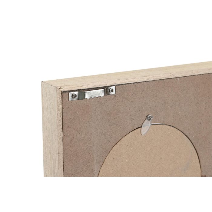 DKD Home Decor Marco Multifoto Shabby Blanco Natural 2.5 x 23 x 40 cm (4 Unidades) 3 Fotos 2