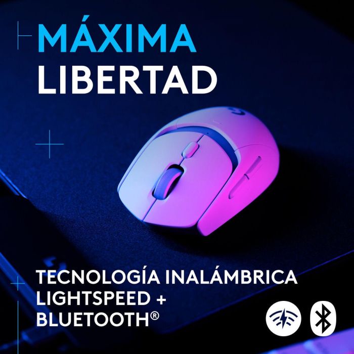 Logitech G Ratón Inalámbrico Gaming G309 - Tecnología LIGHTSPEED, Sensor HERO 25K 7