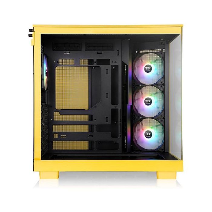 Thermaltake View 380 XL TG ARGB Caja de PC Midi Tower Amarillo con Ventilación ARGB y Panel de Vidrio Templado 2 Thermaltake View 380 XL TG ARGB Caja de PC Midi Tower Amarillo con Ventilación ARGB y Panel de Vidrio Templado 2