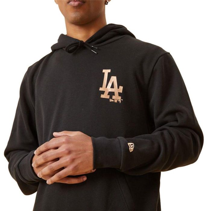 Sudadera con Capucha Hombre New Era LA Dodger Metallic Logo Black M Negro Sudadera con Capucha Hombre New Era LA Dodger Metallic Logo Black M Negro