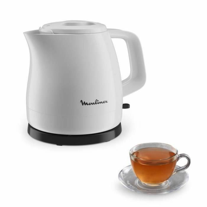 MOULINEX Hervidor eléctrico 0,8 L, Filtro antical extraíble, Apagado automático, Tapa extraíble con cerradura, Simpleo BY153B10