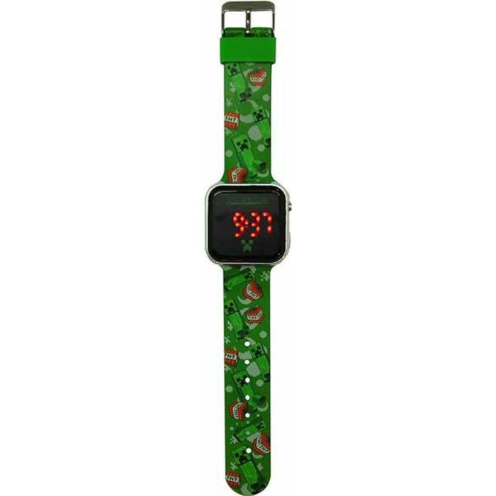 Minecraft Reloj LED para Niños con Luz y Funciones de 3.5cm - Incluye Pilas LR41, Fabricado en Plástico (Edad Mínima 3 Años) 10 Minecraft Reloj LED para Niños con Luz y Funciones de 3.5cm - Incluye Pilas LR41, Fabricado en Plástico (Edad Mínima 3 Años) 10