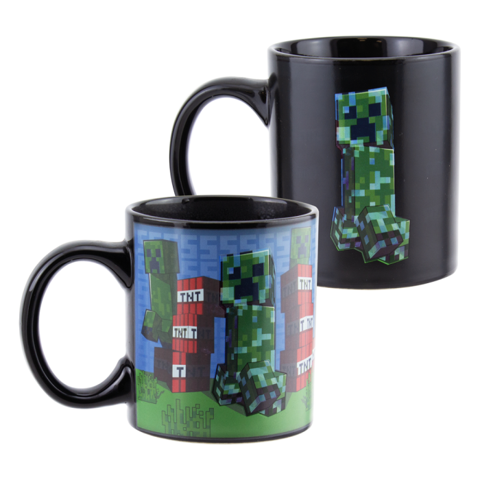 Taza Térmica Minecraft Creeper Paladone Redstring PP7975MCF