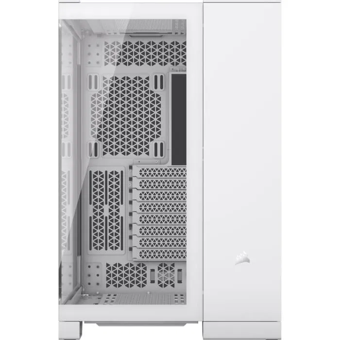 Corsair Caja PC 6500X Cámara Media Torre Doble Cámara Vidrio Templado Blanco COR0840006664703 2