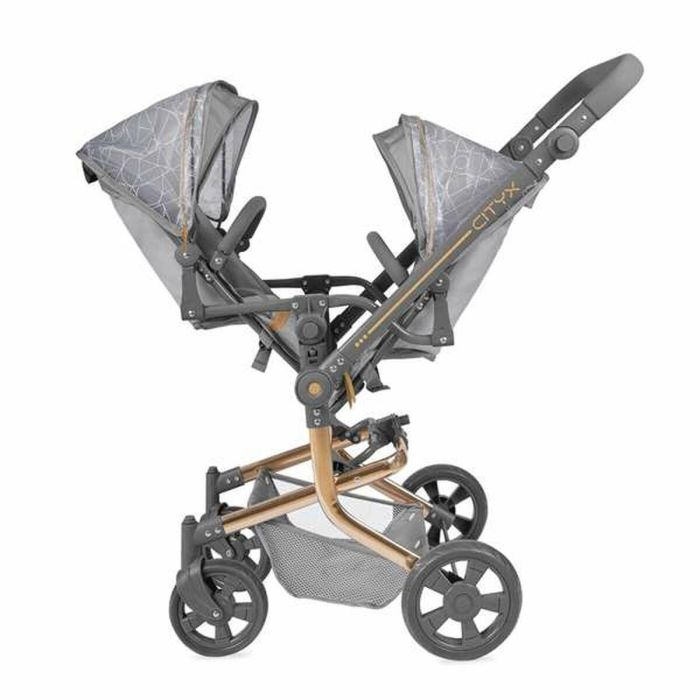 Silla gemelar plegable city multiposicion para muñecas de hasta 52 cm 42x55x91 cm 8 Silla gemelar plegable city multiposicion para muñecas de hasta 52 cm 42x55x91 cm 8