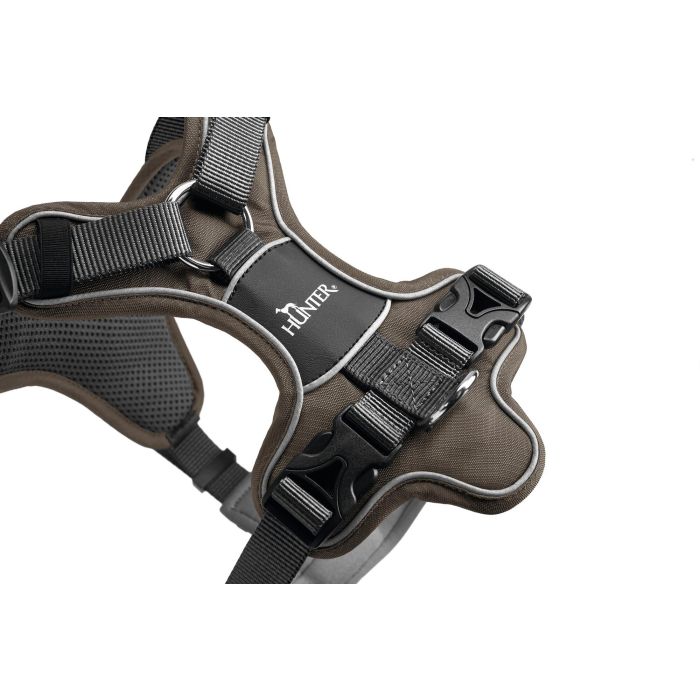 Arnés para Perro Hunter Divo 79-107 cm Marrón L/XL 2 Arnés para Perro Hunter Divo 79-107 cm Marrón L/XL 2