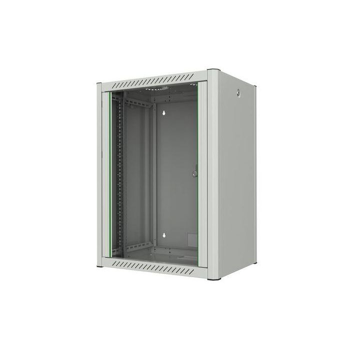 Lanview Armario Rack 19 pulgadas 16U 60x45 cm Montaje en Pared Pro con Puerta Cristal Templado y Paneles Laterales Desmontables Lanview Armario Rack 19 pulgadas 16U 60x45 cm Montaje en Pared Pro con Puerta Cristal Templado y Paneles Laterales Desmontables