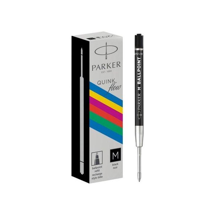 Recambio Parker Plastico Punta Normal Negro