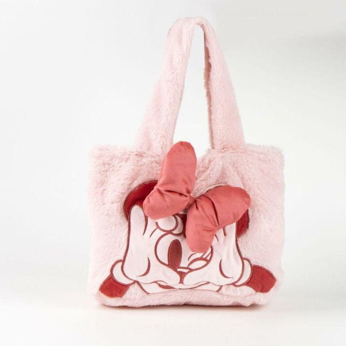 Cerdá Bolsa de Compras de Peluche con Diseño de Minnie Mouse, Color Rosa, Dimensiones: 30 x 37 x 8 cm, Recomendada para Mayores de 3 Años 3 Cerdá Bolsa de Compras de Peluche con Diseño de Minnie Mouse, Color Rosa, Dimensiones: 30 x 37 x 8 cm, Recomendada para Mayores de 3 Años 3