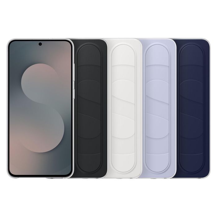 Samsung Standing Grip Cover para Galaxy S25 FE, Blanco 2