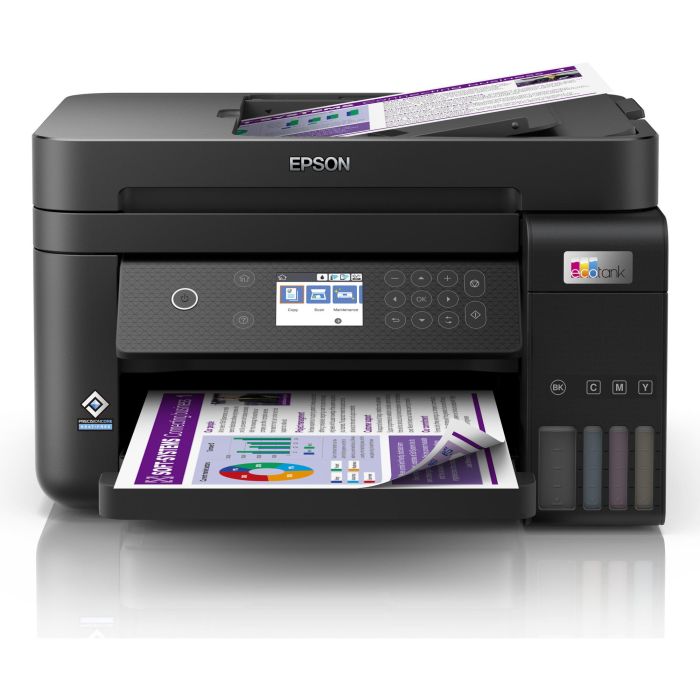 Epson ET-3850 Impresora Multifunción EcoTank 3 en 1, A4, Wi-Fi, ADF, Duplex, Inyección de Tinta, Color, 4800 x 1200 DPI 12
