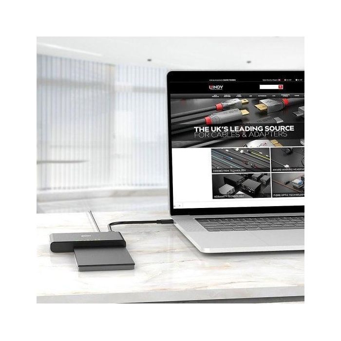 Lindy Estación de Clonación y Dock USB 3.2 Gen 2 Tipo C para M.2 NVMe y SATA SSD/HDD con Clonación Offline 10Gbps 4 Lindy Estación de Clonación y Dock USB 3.2 Gen 2 Tipo C para M.2 NVMe y SATA SSD/HDD con Clonación Offline 10Gbps 4