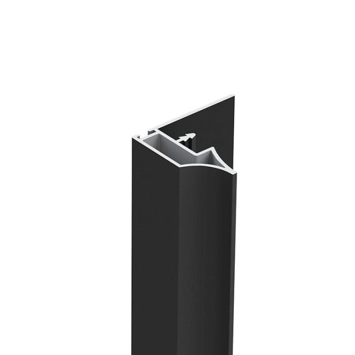 Trentadue Sp19 Perfil Tirador Ateneo 2,75M Plata Mate, Blanco Mate, Negro (2 Unidades)