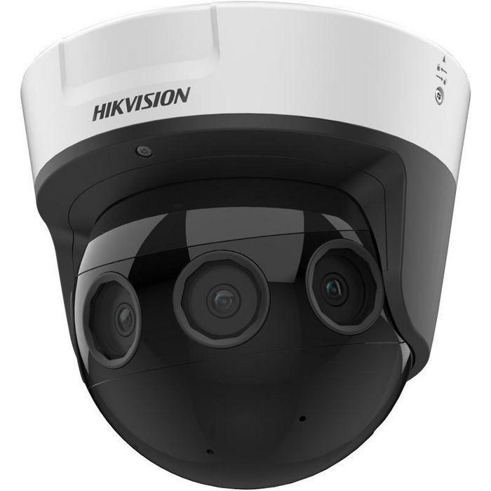 Hikvision Cámara IP multisensor 16M 180º PanoVu 2.8mm IR20 H.265+ IK10 IP67 12V/PoE. Audio, alarma, NEMA 4X 2