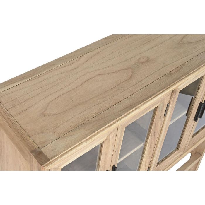 DKD Home Decor Buffet Aparador Mueble Salón Comedor Tradicional Mindi y Cristal 120x41x100 cm 4 DKD Home Decor Buffet Aparador Mueble Salón Comedor Tradicional Mindi y Cristal 120x41x100 cm 4
