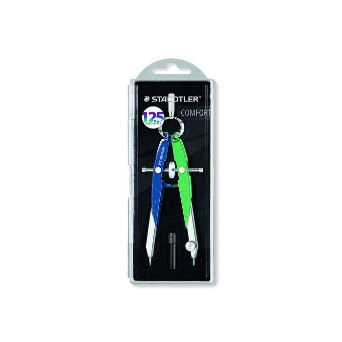 Compas Staedtler Mars 556 Comfort 125 Aniversario Azul/Verde