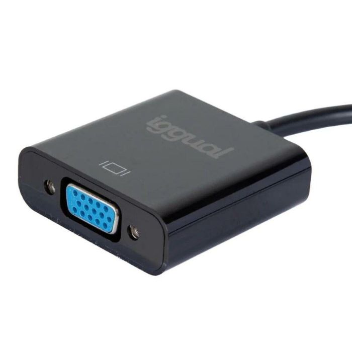 Adaptador DisplayPort a VGA iggual IGG319062 3 Adaptador DisplayPort a VGA iggual IGG319062 3