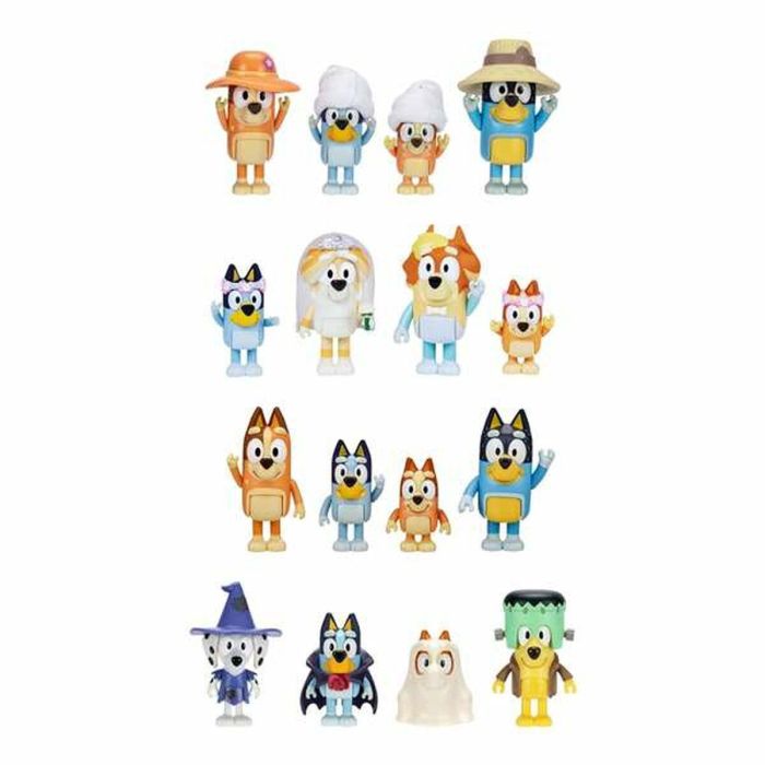 Figura bluey pack de 4 figuras con diferentees temas. 6 cm - modelos surtidos 5 Figura bluey pack de 4 figuras con diferentees temas. 6 cm - modelos surtidos 5
