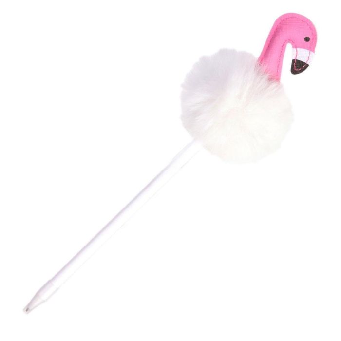 Creatrice de Genie Bolígrafo Flamenco/Unicornio My Funny Papet con Pompón Tinta Azul 6