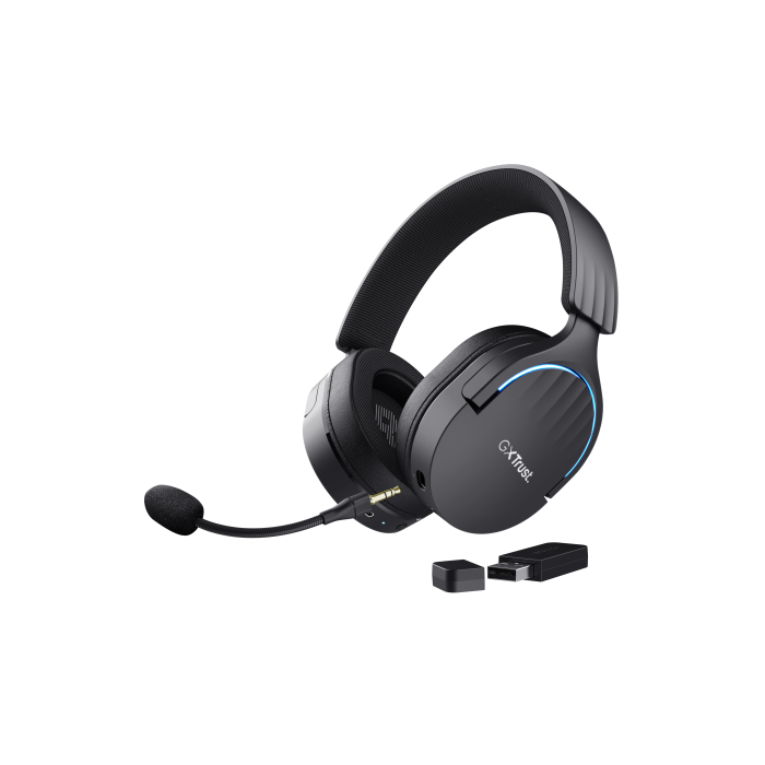 Trust Gaming GXT 491 Fayzo Auriculares Gaming Inalámbricos Dual Micrófono Cancelación Ruido Sonido Envolvente 7.1 Multiplataforma Negros 0 Trust Gaming GXT 491 Fayzo Auriculares Gaming Inalámbricos Dual Micrófono Cancelación Ruido Sonido Envolvente 7.1 Multiplataforma Negros 0