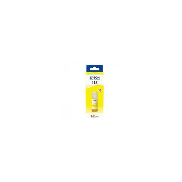 Epson Tinta Botella Amarillo Nº 113 EcoTank Et-5850, Et-5800, Et-16650, Et-16600, Et-5880, Et-5170 127ml