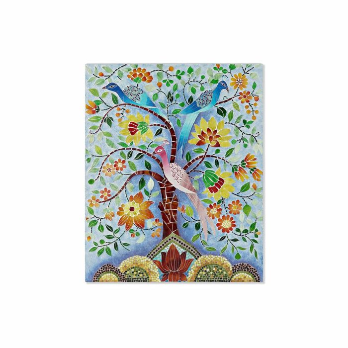 Decoracion Pared Balines DKD Home Decor Multicolor 4 x 100 x 80 cm