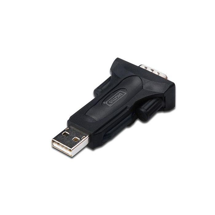 Digitus USB 2.0 a Serial Convertidor RS485 para Conectar Dispositivos RS485 a PC, incluye Cable USB A 80cm USB A M/F 3