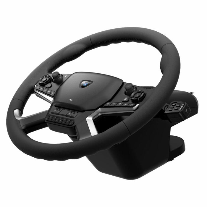 Hori Volante con caja de cambios y pedales HOR1727999673801 para PC, incluye Truck Simulator 2 y American Truck Simulator 10