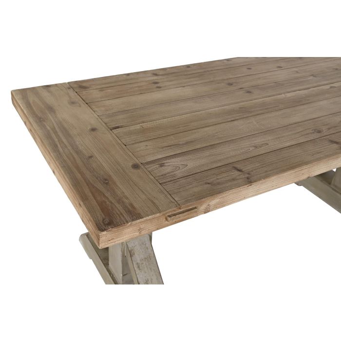 Mesa Comedor Romantico DKD Home Decor Natural 80 x 76 x 180 cm 1