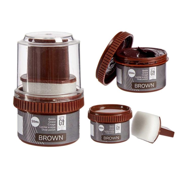 Betun 50Gr Esponja Limpiadora Marron Arte Regal 6X9CM (24 Unidades) 1 Betun 50Gr Esponja Limpiadora Marron Arte Regal 6X9CM (24 Unidades) 1