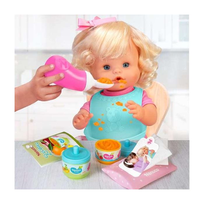 Muñeco nenuco mi primera papilla 35 cm ¡ya puede comer su primera papilla! incluye muchos accesorios 6 Muñeco nenuco mi primera papilla 35 cm ¡ya puede comer su primera papilla! incluye muchos accesorios 6