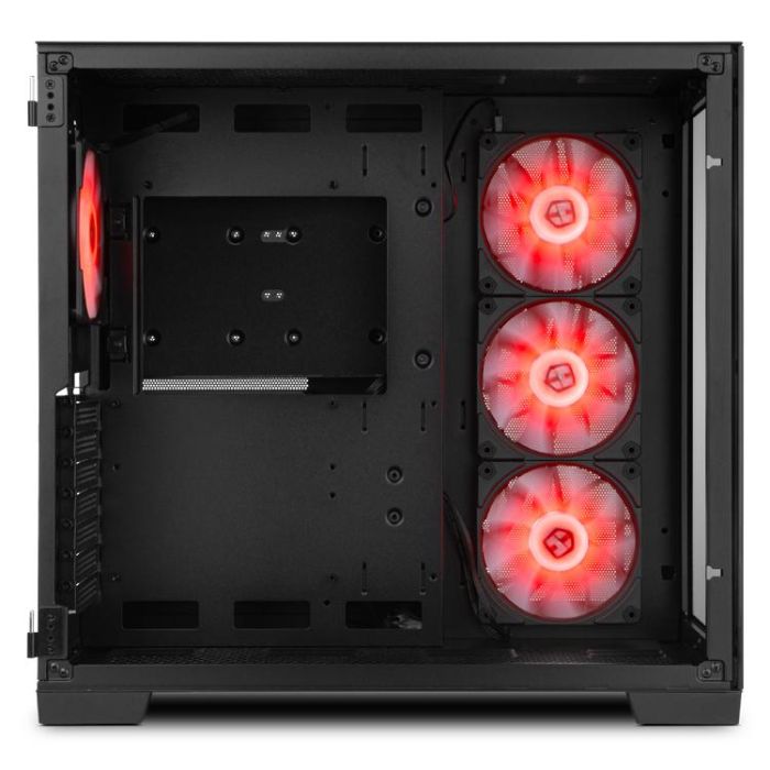 NOX Hummer Astra Midi Tower Negra Caja PC con Doble Cristal Templado y Ventiladores ARGB 4 NOX Hummer Astra Midi Tower Negra Caja PC con Doble Cristal Templado y Ventiladores ARGB 4