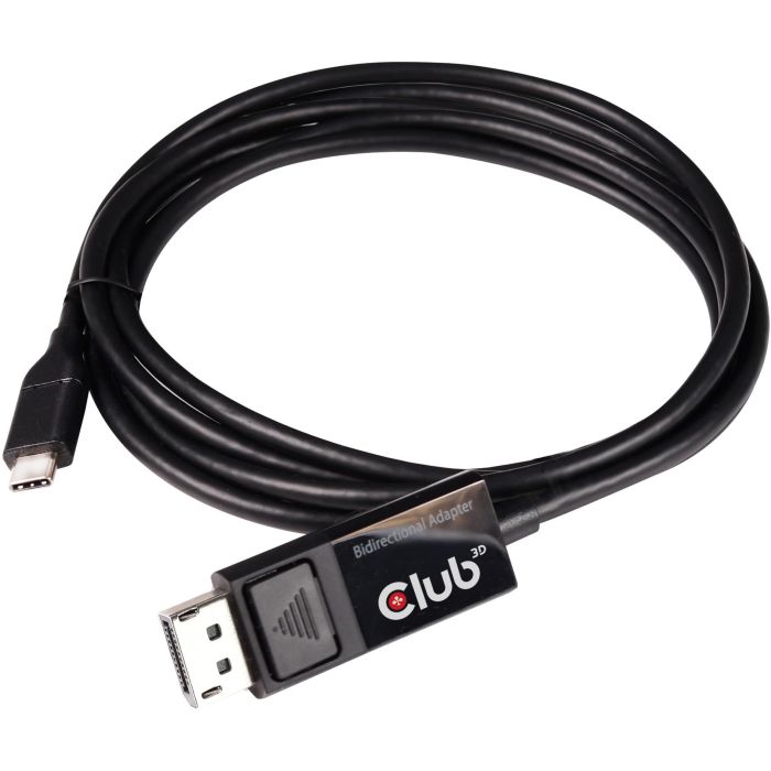 Club3D Cable USB 3.1 Tipo C a DisplayPort 1.4 8K60Hz UHD 1.8m Macho/Macho 2 Club3D Cable USB 3.1 Tipo C a DisplayPort 1.4 8K60Hz UHD 1.8m Macho/Macho 2
