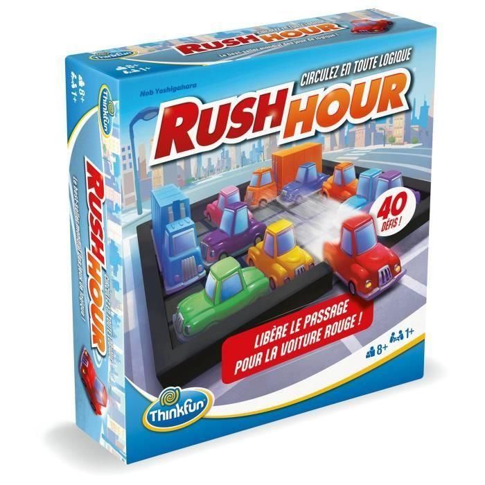 ThinkFun Rush Hou- Juego de lógica-Puzzle-Atasco-40 desafíos 4 jugadores nivel 1 o mayores de 8 años-Ravensburger-Mixto-6600 3 ThinkFun Rush Hou- Juego de lógica-Puzzle-Atasco-40 desafíos 4 jugadores nivel 1 o mayores de 8 años-Ravensburger-Mixto-6600 3