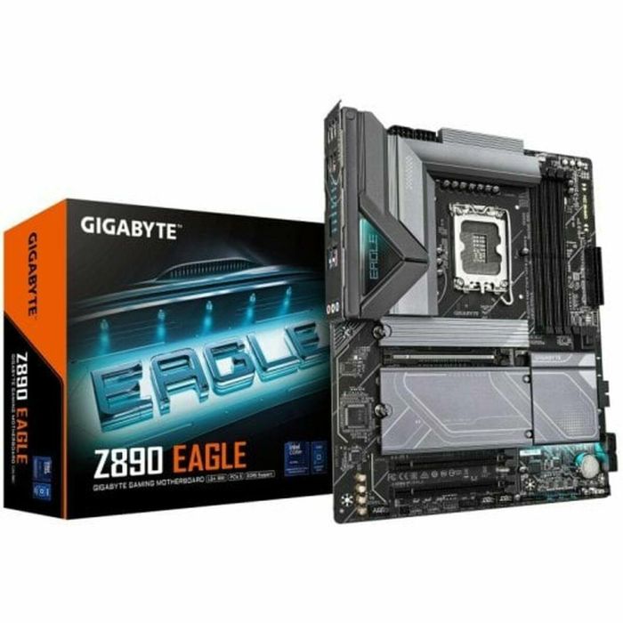 GIGABYTE Z890 EAGLE Placa Base Intel Z890 LGA 1851 ATX, DDR5 hasta 8800MHz, PCIe 5.0 M.2, LAN 2.5GbE, USB4, p/ Intel Core Ultra (Serie 2) 0 GIGABYTE Z890 EAGLE Placa Base Intel Z890 LGA 1851 ATX, DDR5 hasta 8800MHz, PCIe 5.0 M.2, LAN 2.5GbE, USB4, p/ Intel Core Ultra (Serie 2) 0