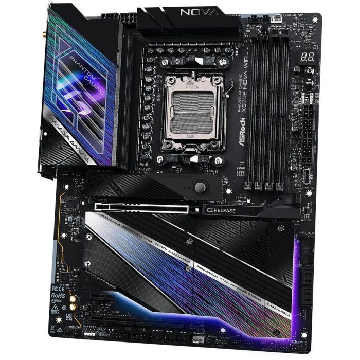 ASROCK X870E Nova WiFi (AM5) (D) Placa base AMD Zócalo AM5, Ryzen 7000/8000/9000, DDR5, Wi-Fi 7, ATX 4 ASROCK X870E Nova WiFi (AM5) (D) Placa base AMD Zócalo AM5, Ryzen 7000/8000/9000, DDR5, Wi-Fi 7, ATX 4