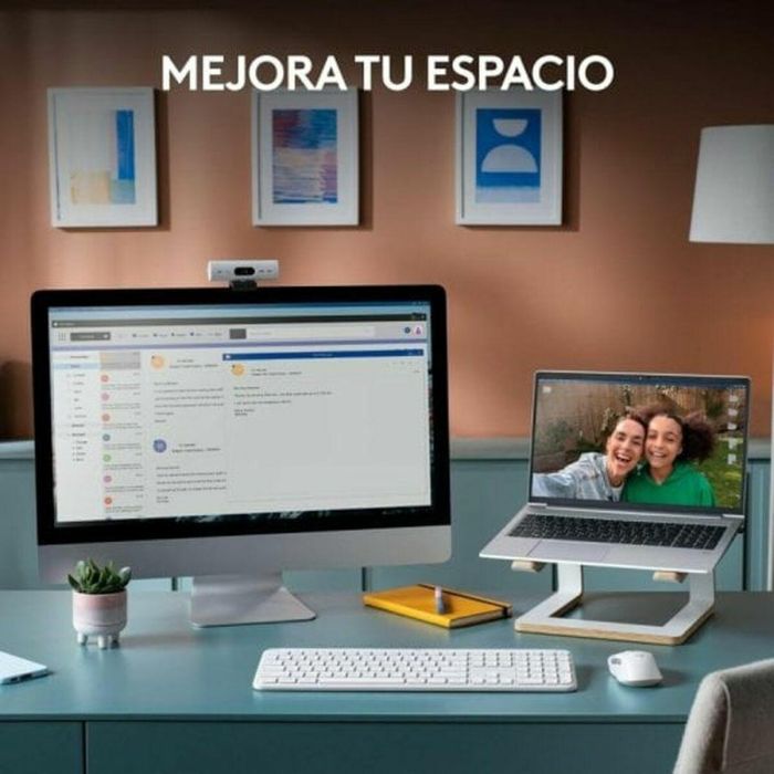 Teclado y Ratón Logitech 920-012596 Blanco Español QWERTY 4 Teclado y Ratón Logitech 920-012596 Blanco Español QWERTY 4