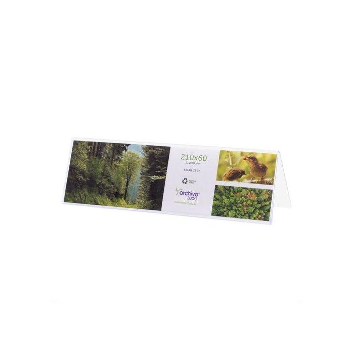 Archivo 2000 Portanombres Sobremesa Premium 50x210x60 mm
