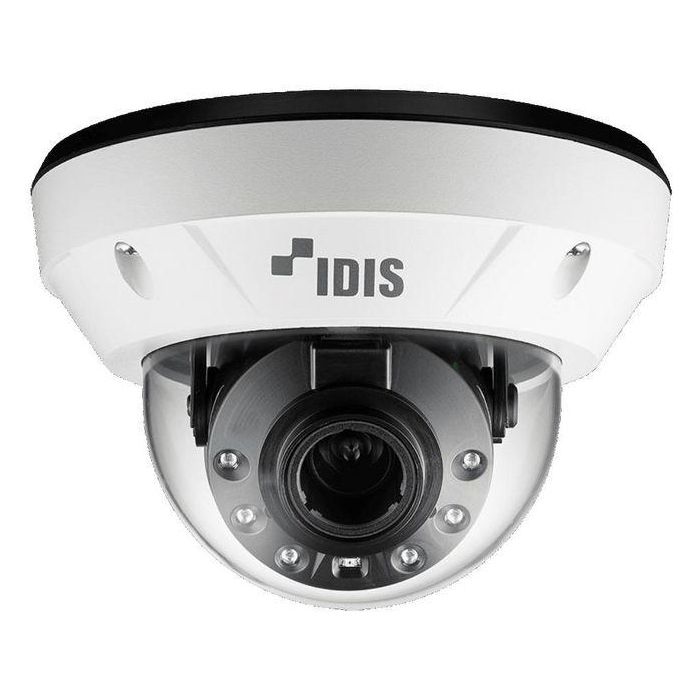 Idis Minidomo IP 8M, 2.7-13.5mm motorizada, LED IR 40m, WDR, IK10, IP67, 12V/PoE, calefactor Idis Minidomo IP 8M, 2.7-13.5mm motorizada, LED IR 40m, WDR, IK10, IP67, 12V/PoE, calefactor