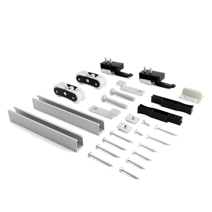 Juego Accesorios Lite+T De Klein Para Puertas Correderas De Madera Freno Sin Freno Klein Juego Accesorios Lite+T De Klein Para Puertas Correderas De Madera Freno Sin Freno Klein