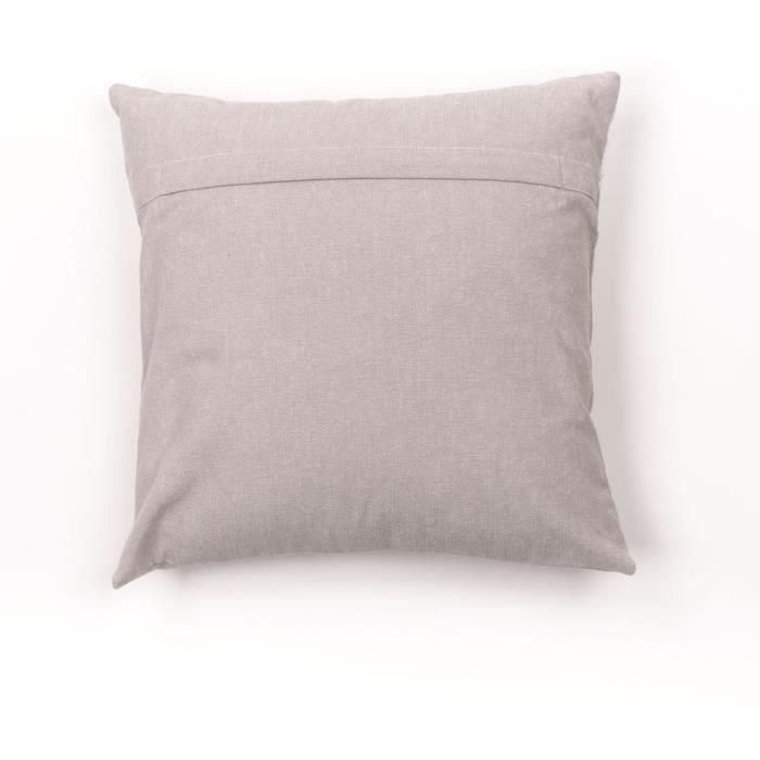 Today TOD1700240761365 Cojín CHARME Slub Chambray Pompon Berenice 40x40 cm 4 Today TOD1700240761365 Cojín CHARME Slub Chambray Pompon Berenice 40x40 cm 4