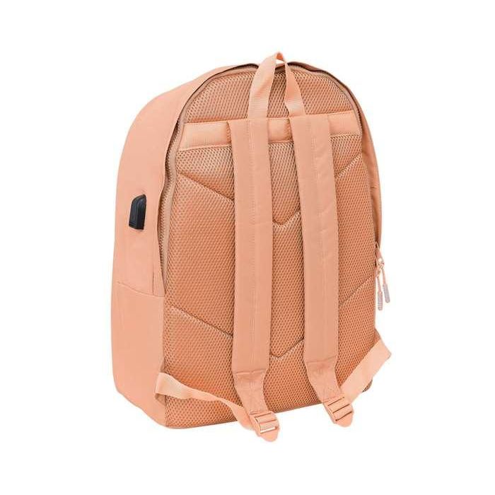 Safta Mochila doble para portátil 15,6" USB Munich Básicos Peach 31x44x18 cm 1 Safta Mochila doble para portátil 15,6" USB Munich Básicos Peach 31x44x18 cm 1