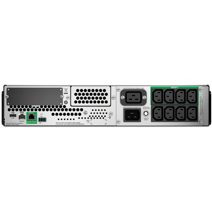 APC SMT3000RMi2UC Smart-UPS Rack 2U Line Interactive 3000VA 2700W con Salida Senoidal y AVR 4 APC SMT3000RMi2UC Smart-UPS Rack 2U Line Interactive 3000VA 2700W con Salida Senoidal y AVR 4