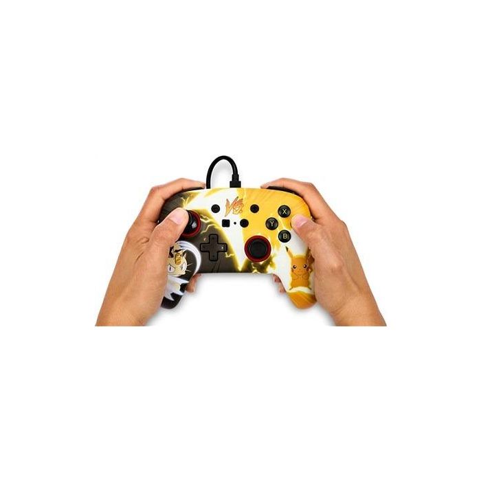 Power A NSGP0039-02 Mando con Cable Mejorado para Nintendo Switch - Pikachu vs. Meowth 5 Power A NSGP0039-02 Mando con Cable Mejorado para Nintendo Switch - Pikachu vs. Meowth 5