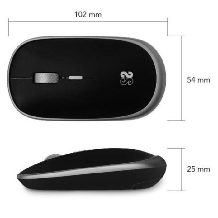 SUBBLIM Raton Wireless Mini Mouse Space Grey 2 SUBBLIM Raton Wireless Mini Mouse Space Grey 2