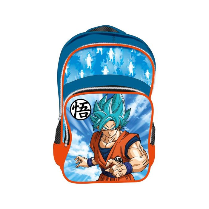 Mochila Escolar Dragon Ball Azul