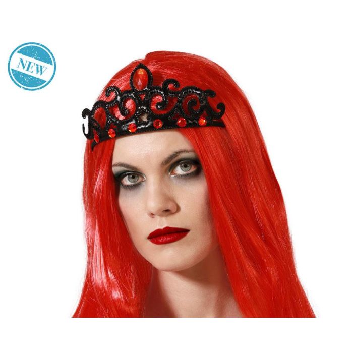 Diadema Corona Halloween Negro