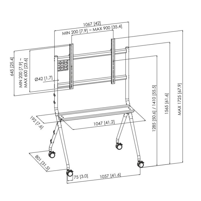 Soporte de Mesa para Pantalla Vogel's 7410110 50" 86" 3