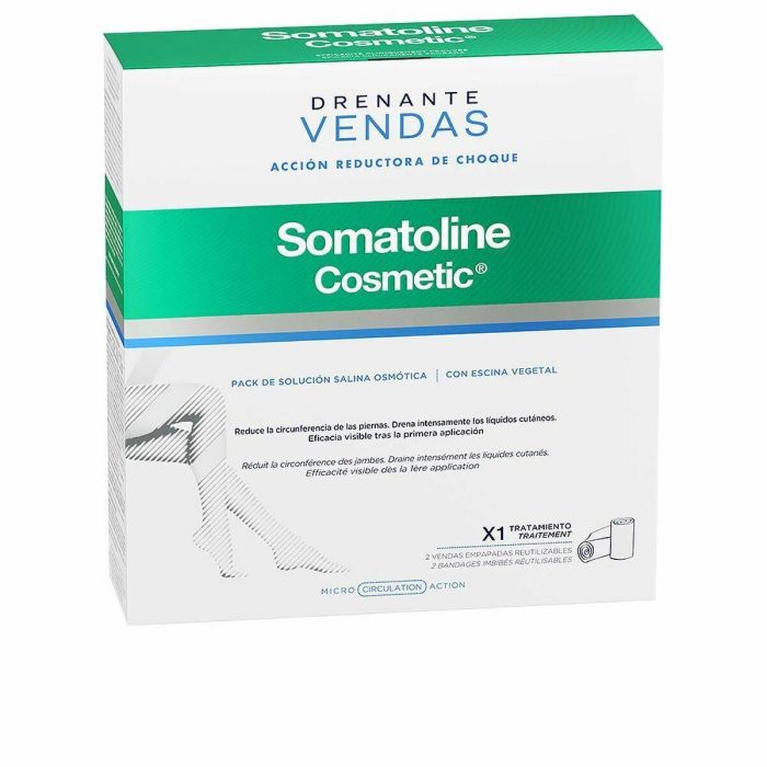 Somatoline Cosmetic Drenante Vendas Kit Completo Acción Reductora Choque 1