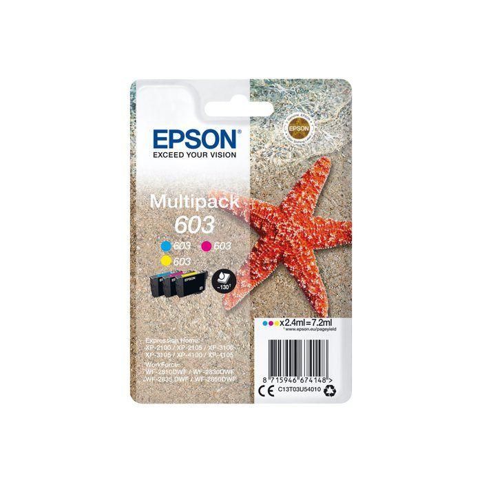 EPSON tinta MultiPack Std Estrella de mar 3 tintas 603 No Tag Multi